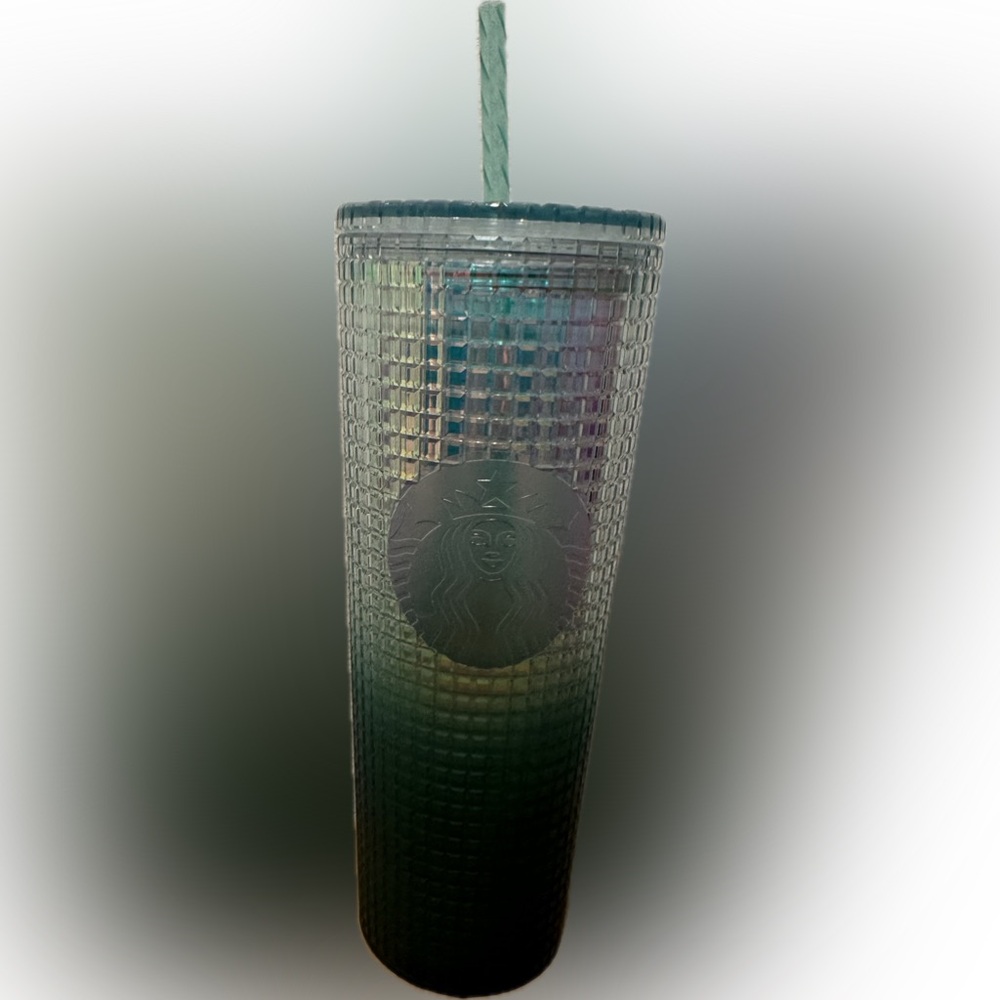 Starbucks Green Ombre Grid Venti Tumbler